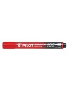 PILOT Permanent-Marker 100, Rundspi tze, rot (5054383)