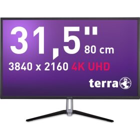 LED Monitor 3290W schwarz/silber, 31,5" (80 cm Diagonale), Auflösung: 3840 x 2160 (4K UHD) Pixel,