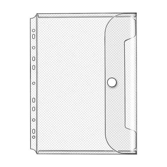 Veloflex® Dokumentenhüllen Serie Crystal - transparent, für A4, Packung mit 10 Stück