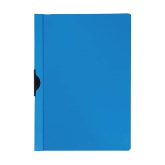 Q-Connect® Klemmmappe - blau, Fassungsvermögen bis 60 Blatt