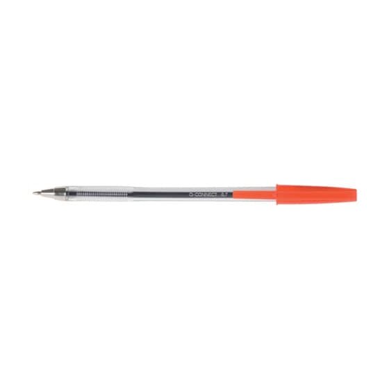 Q-Connect® Einwegkugelschreiber, ca. 1mm, rot