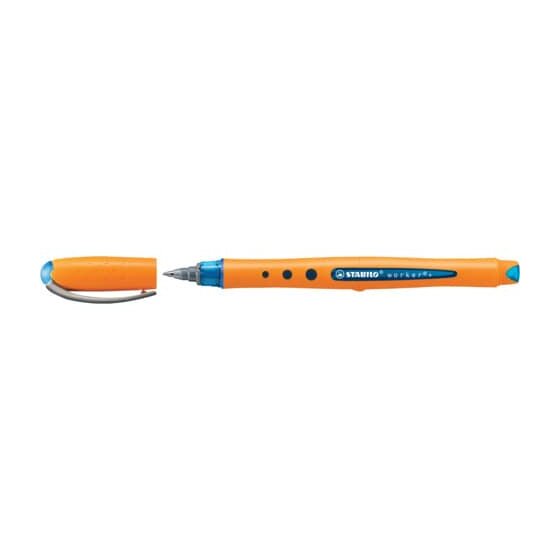 STABILO® Tintenroller - worker+ - fein - Einzelstift - blau
