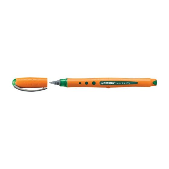 STABILO® Tintenroller - worker+ - fein - Einzelstift - grün
