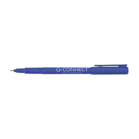 Q-Connect® Feinschreiber 0,4 mm, blau