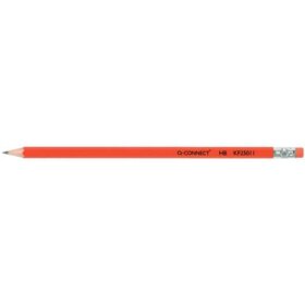 Q-Connect® Bleistift, HB, mit Radierer