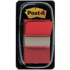 Post-it® Index Standard-Typ 680 - 25,4 x 43,2 mm, rot