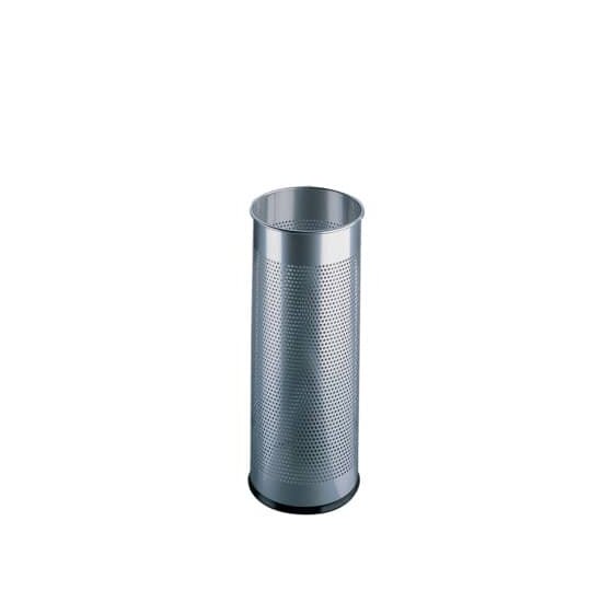 Durable Schirmständer Metall rund 28,5 Liter, metallic silber