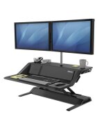 Fellowes® Sitz-Steh Workstation Lotus™ DX - höhenverstellbar, schwarz