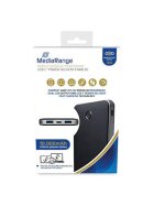 MediaRange Mobiles Ladegerät | Powerbank 10.000mAh mit USB-C™ Power Delivery Schnellladetechnologie