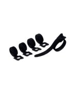 Durable Klett-Kabelbinder mit Schlaufe CAVOLINE® GRIP TIE - 1 x 20 cm, 5 Stück, schwarz
