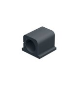 Durable Kabel-Clip CAVOLINE® CLIP PRO 2 - 25 x 25 x 20 mm, graphit, Kunststoff, 4 Stück