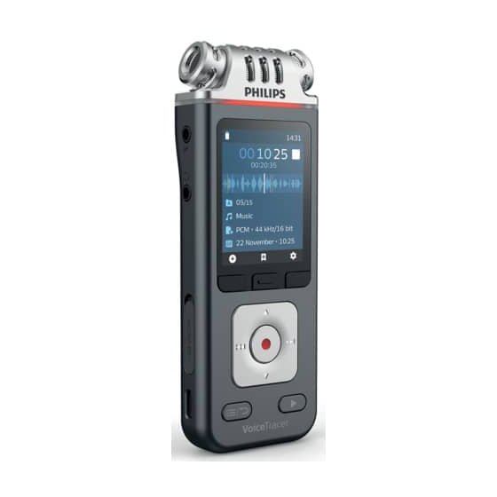 Philips Diktiergerät Digital Voice Tracer 6110 - 8 GB, anthrazit