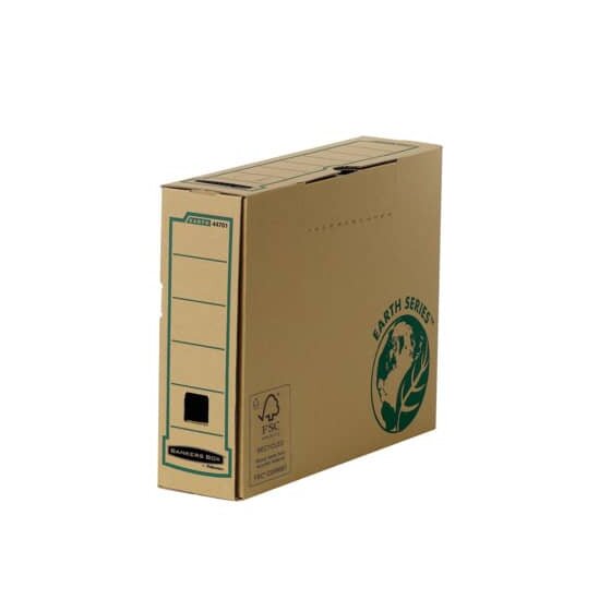 Fellowes® Bankers Box® Earth Series Archivschachtel - A4, Rückenbreite 80 mm