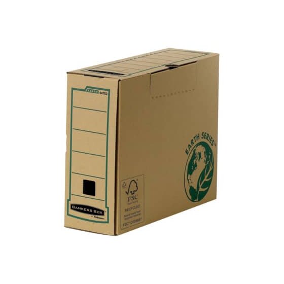 Fellowes® Bankers Box® Earth Series Archivschachtel - A4, Rückenbreite 100 mm