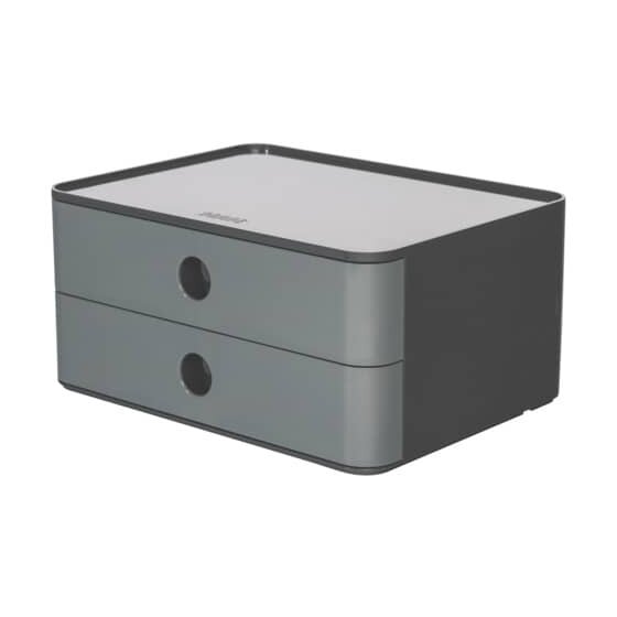HAN SMART-BOX ALLISON Schubladenbox - stapelbar, 2 Laden, dark grey/granite grey