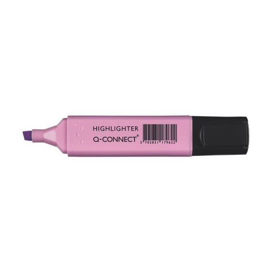 Q-Connect® Textmarker - ca. 2 - 5 mm, pastell violett