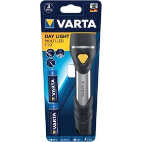Varta Taschenlampe LED Day Light Multi F20 - schwarz/silber