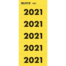 LEITZ 1421 Inhaltsschild 2021 - selbstklebend, 100...