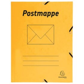 EXACOMPTA Sammelmappe Postmappe - A4, 425 g/qm, Gummizug,...