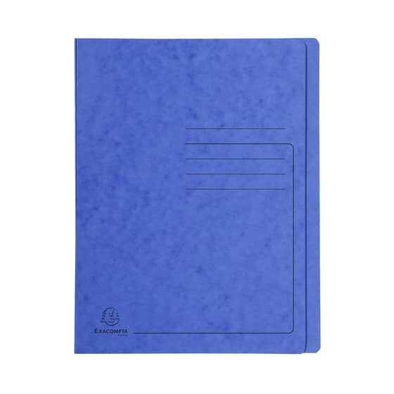 Exacompta Schnellhefter - A4, 350 Blatt, Colorspan-Karton, 355 g/qm, blau