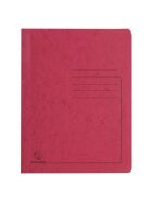 Exacompta Schnellhefter - A4, 350 Blatt, Colorspan-Karton, 355 g/qm, rot