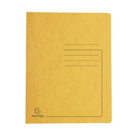 Exacompta Schnellhefter - A4, 350 Blatt, Colorspan-Karton, 355 g/qm, gelb
