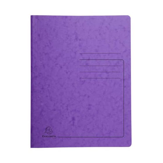Exacompta Spiralhefter - A4, 300 Blatt, Colorspan-Karton, 355 g/qm, violett