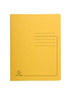 Exacompta Spiralhefter - A4, 300 Blatt, Colorspan-Karton, 355 g/qm, gelb