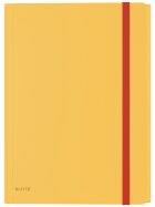 LEITZ 4619 Eckspannermappe Cosy - A4, PP, gelb matt, mit Innentasche