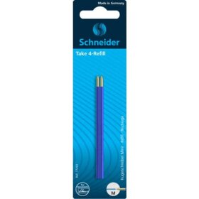 Schneider Kugelschreibermine Take 4 Refill - M, blau...