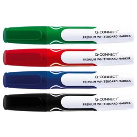 Q-Connect® Whiteboard Marker Premium - 3 mm, 4-er...
