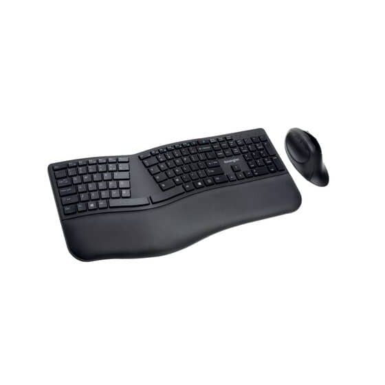 Kensington® Pro Fit® Ergo-Tastatur Set - schwarz