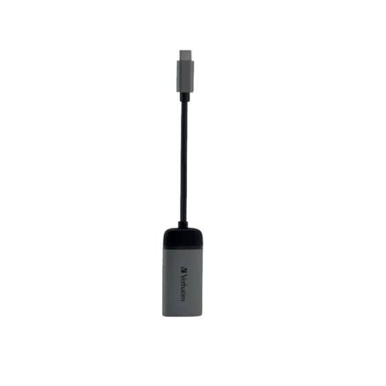 Verbatim USB-C auf HDMI 4K Adapter - Für den Anschluss von Laptops, MacBooks an einen Projektor oder Monitor - Grau