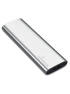 MediaRange externes USB Type-C® Laufwerk SSD - 120 GB, silber