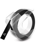 Dymo® Prägeband - 9 mm x 3 m, glänzend schwarz