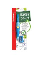 STABILO® Ergonomischer Druck-Bleistift für Linkshänder - EASYergo 3.15 in hellblau/dunkelblau - Einzelstift - inklusive 1 dicken Mine - Härtegrad HB & Spitzer
