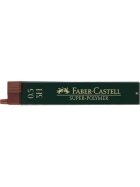 Faber-Castell Feinmine SUPER POLYMER - 0,5 mm, 3H, tiefschwarz, 12 Minen