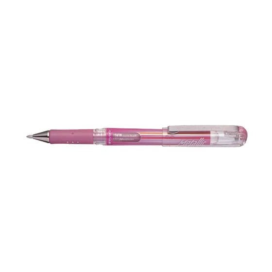 Pentel® Gel-Tintenroller Hybrid METALLIC GIANTS - 0,5 mm, metallic-pink
