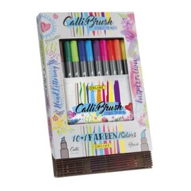 ONLINE® Faserschreiber Calli.Brush Pen - 11 Farben im...