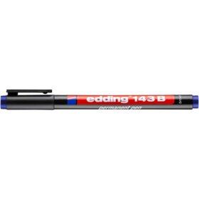 Edding 143 B - OHP-Marker, permanent, 1-3 mm, blau