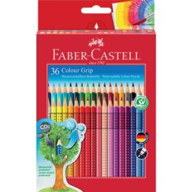 FABER-CASTELL Buntstift Colour GRIP - 36 Farben, Kartonetui