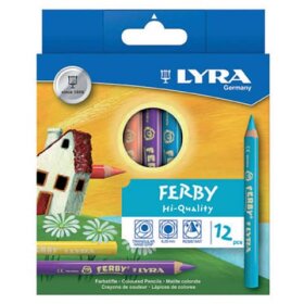 LYRA Farbstift Ferby lackiert 12 Stück im Etui...