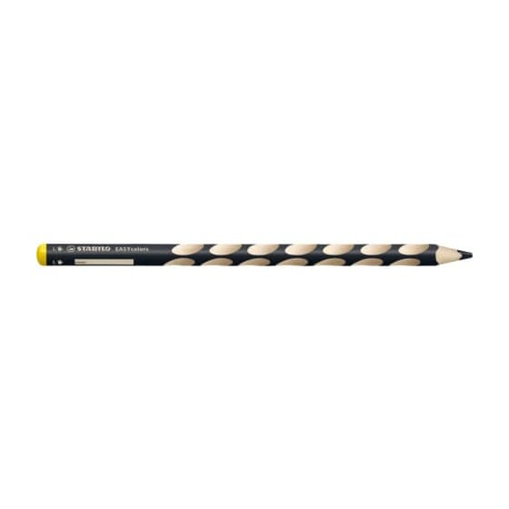 STABILO® Ergonomischer Buntstift für Linkshänder - EASYcolors - Einzelstift - schwarz
