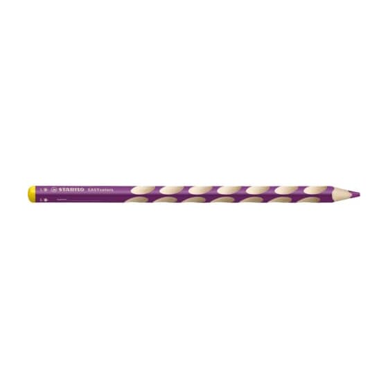 STABILO® Ergonomischer Buntstift für Linkshänder - EASYcolors - Einzelstift - rotviolett