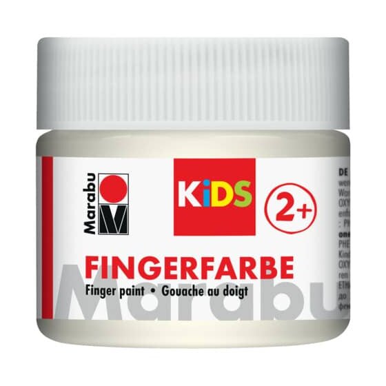 Marabu Fingerfarbe Kids - 100 ml, weiß