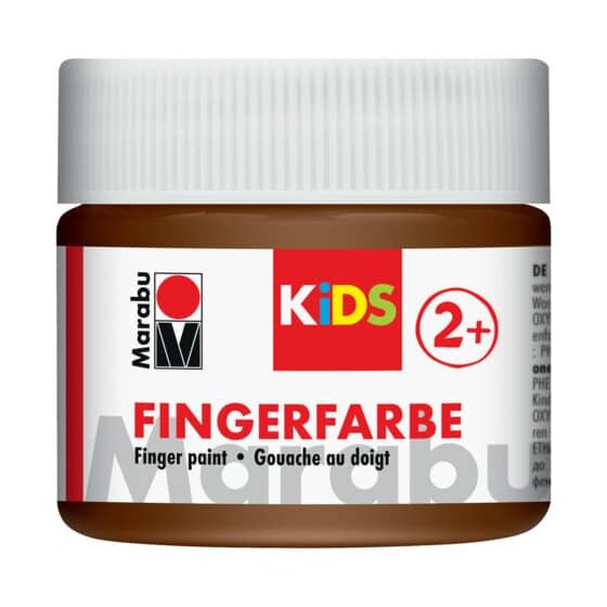 Marabu Fingerfarbe Kids - 100 ml, braun