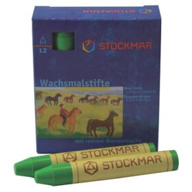 Stockmar Wachsmalstifte - gelbgrün - 12 Stifte