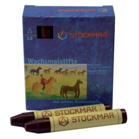 Stockmar Wachsmalstifte - rotviolett - 12 Stifte