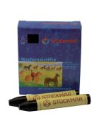 Stockmar Wachsmalstifte - schwarz - 12 Stifte