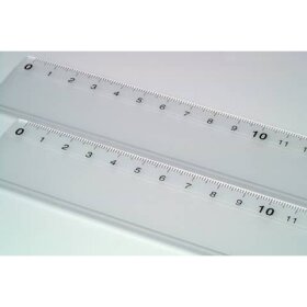 KUM® Lineal Kunststoff - 30 cm, glasklar